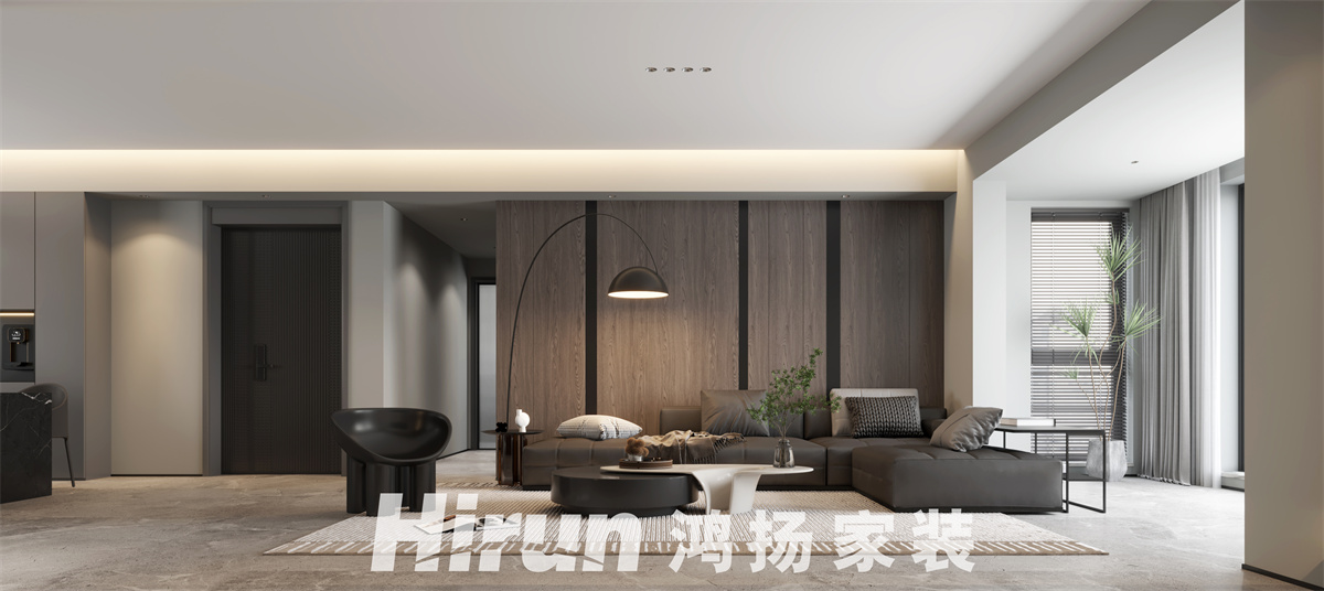 長房星昇公館183㎡雅致現(xiàn)代大平層 裝修案例效果圖-3