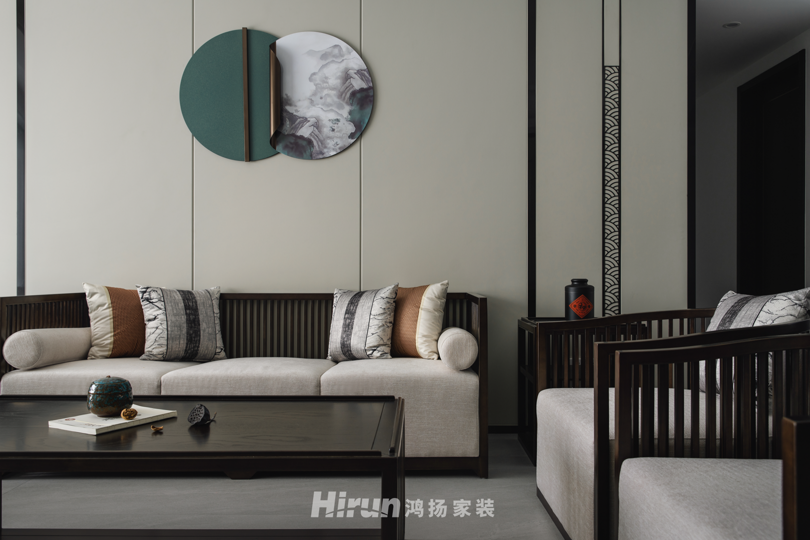 天城國(guó)際廣場(chǎng)170㎡復(fù)合寫(xiě)意大平層 裝修案例實(shí)景圖-1