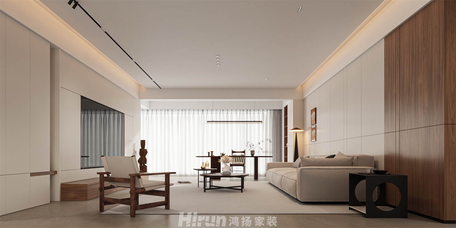 湘府和園213㎡復(fù)古風(fēng)潮大平層 裝修案例效果圖-2