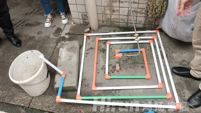 給水管大彎配件與直彎配件對(duì)比試驗(yàn)
